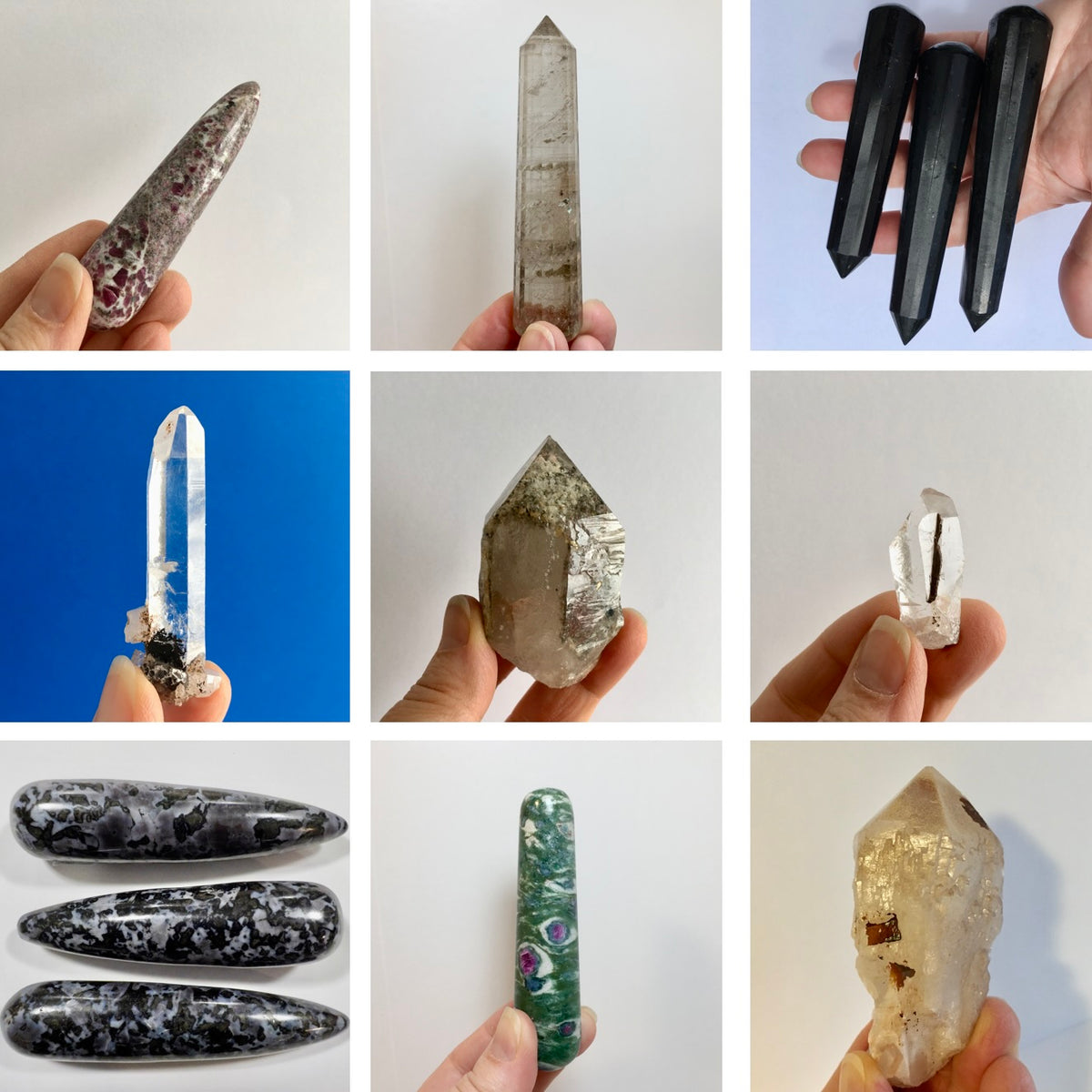 Crystal Points and Wands