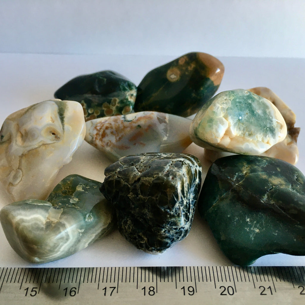 Ocean Jasper Tumbled Stone - 7.99