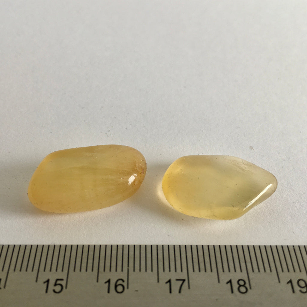 Yellow Fluorite Tumbled - 2.99
