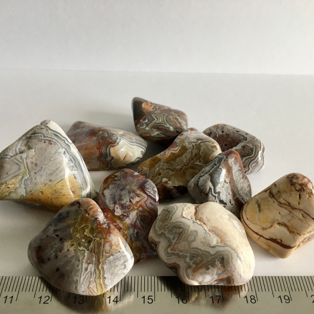 Crazy Lace Agate Tumbled - 4.99