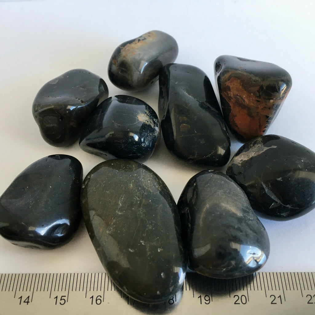 Black Agate Tumbled - 2.99