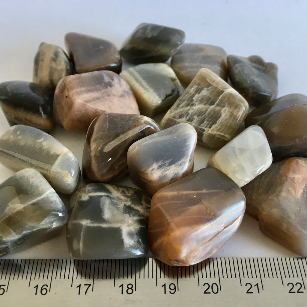 Black Moonstone Tumbled - 3.49