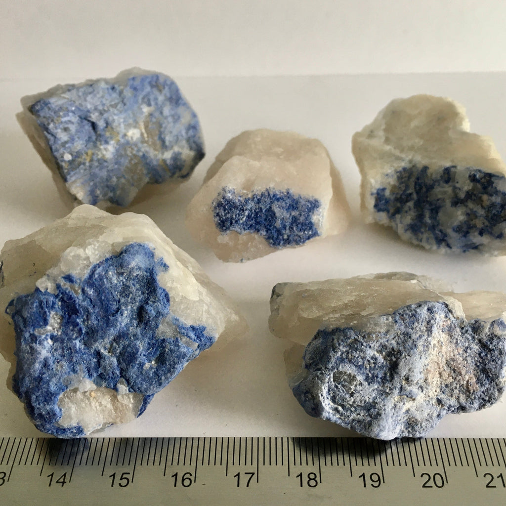 Dumortierite in Quartz - 12.99 on sale for 5.99