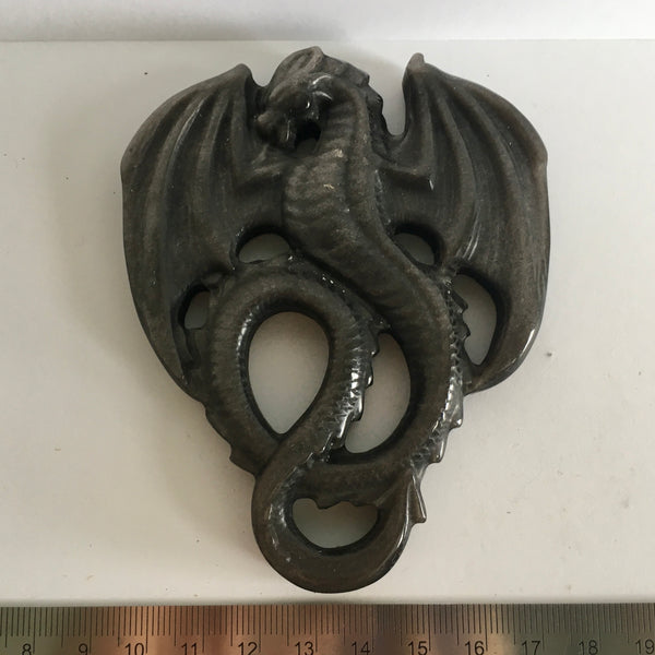 Silver Sheen Obsidian Dragon - 49.99