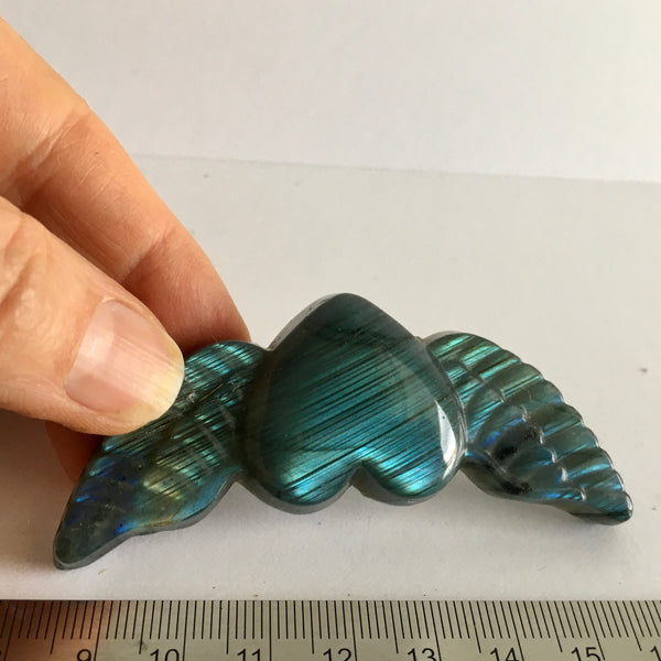 Labradorite Heart with Wings - 27.99