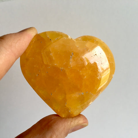 Orange Calcite Heart - 29.95