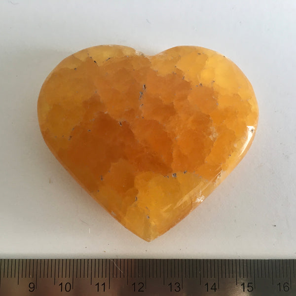 Orange Calcite Heart - 29.95