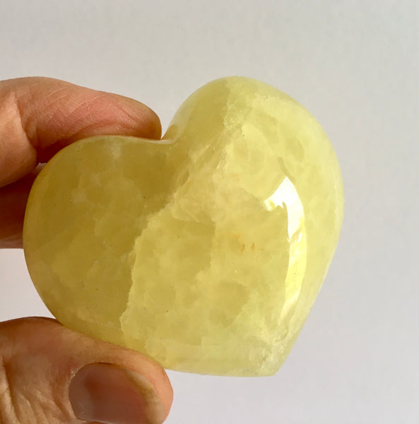 Lemon Calcite Heart - 29.99
