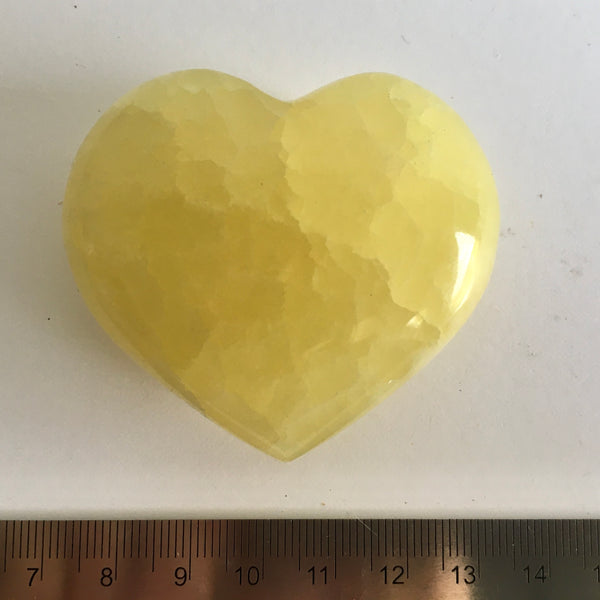Lemon Calcite Heart - 29.99