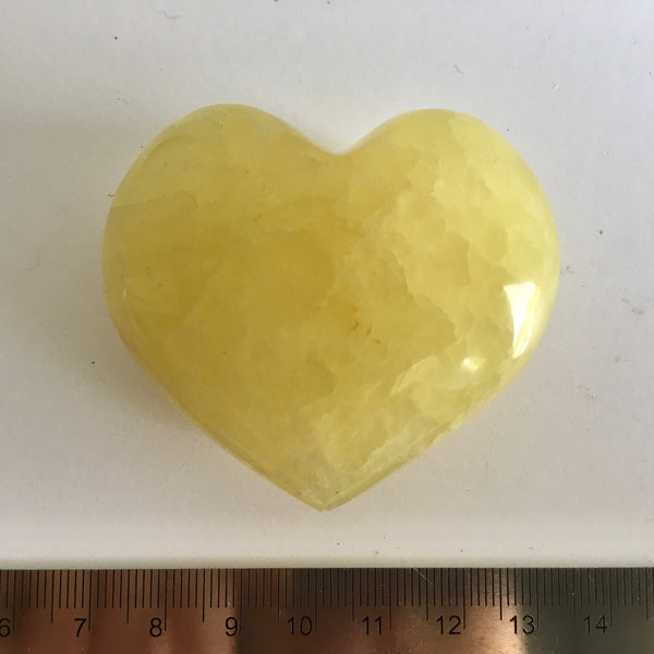 Lemon Calcite Heart - 29.99