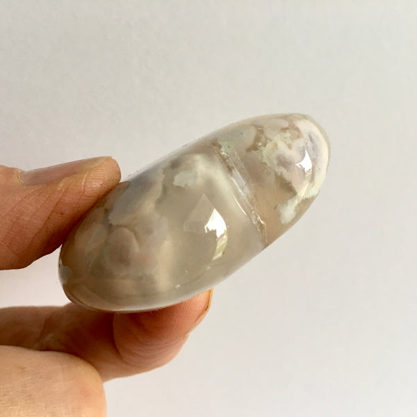 Flower Agate Heart - 24.99