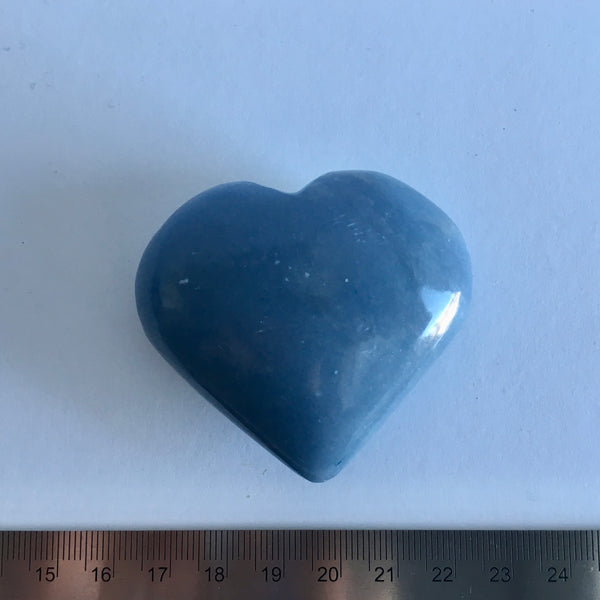 Angelite Heart - 18.99