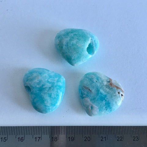 Blue Aragonite  Heart - 11.99