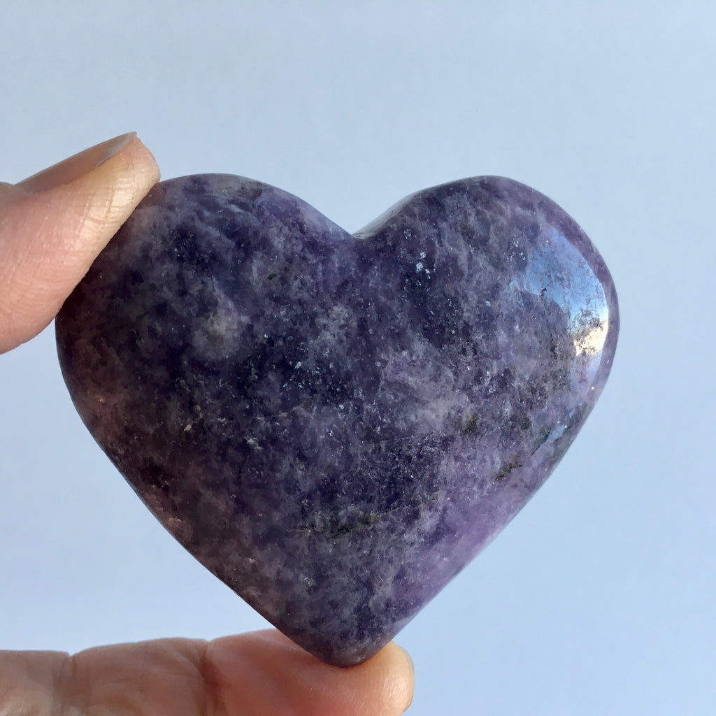 Lepidolite Heart - 34.95
