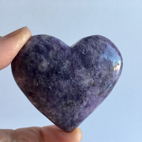 Lepidolite Heart - 34.95