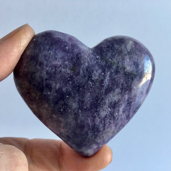 Lepidolite Heart - 34.95