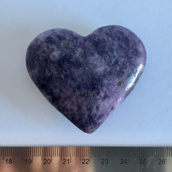 Lepidolite Heart - 34.95
