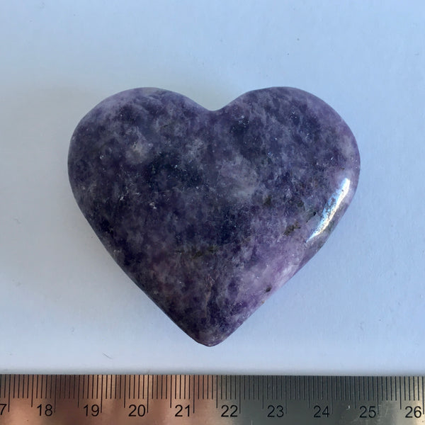Lepidolite Heart - 34.95