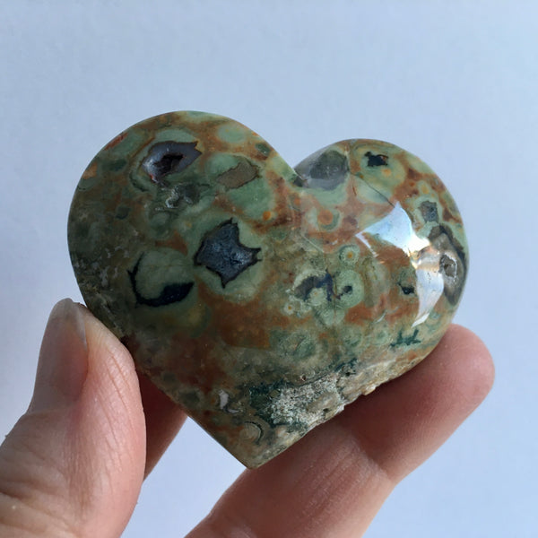 Ocean Jasper Heart - 26.99