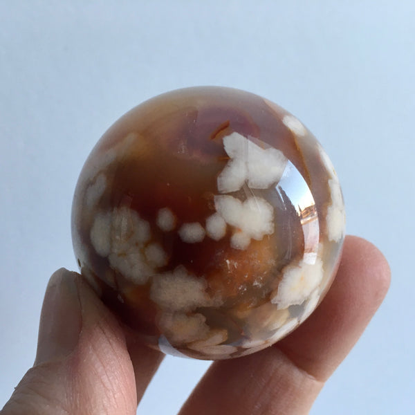 Flower Agate Sphere - 43.99