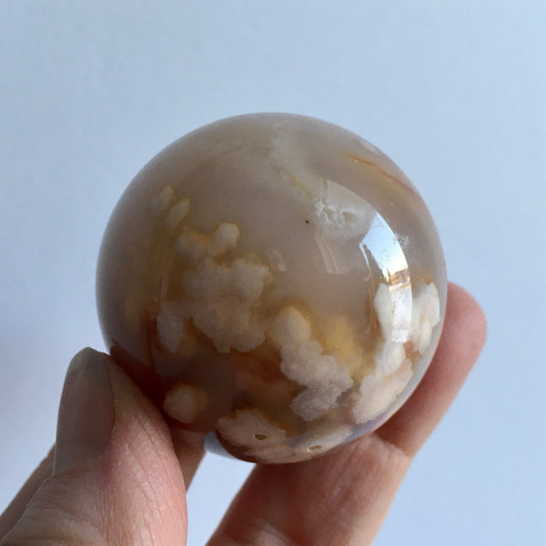 Flower Agate Sphere - 43.99