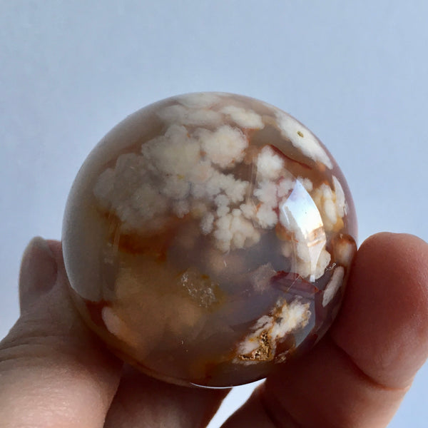 Flower Agate Sphere - 43.99
