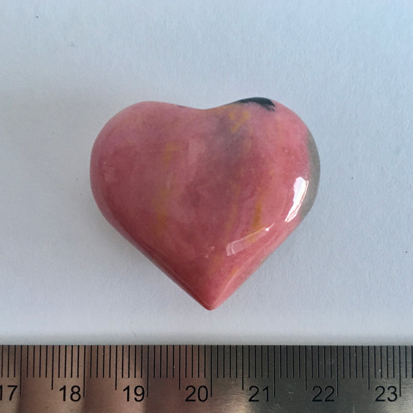 Rhodonite Heart - 12.99