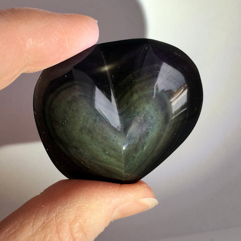 Rainbow Obsidian Heart - 39.99 now 29.99