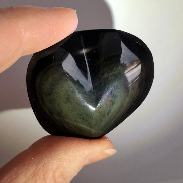 Rainbow Obsidian Heart - 39.99 now 29.99