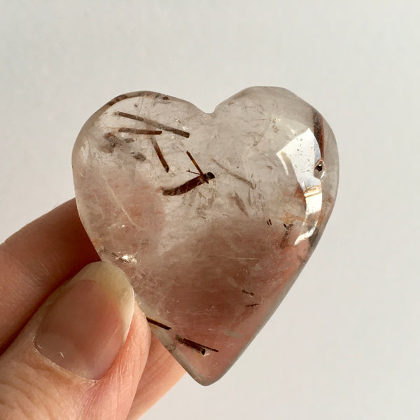 Rutilated Quartz Heart - 15.95