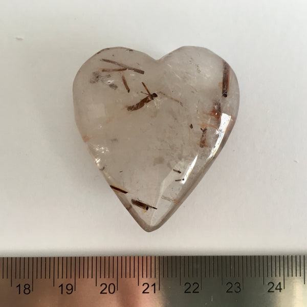 Rutilated Quartz Heart - 15.95