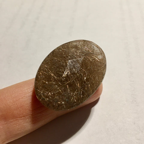 Rutilated Quartz Cabochon - 39.99