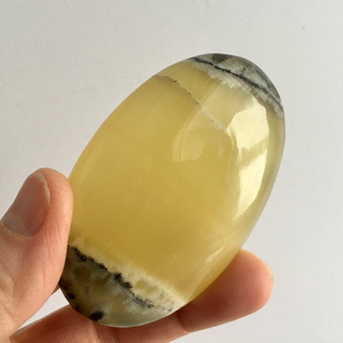 Lemon Calcite Palm Stone - 24.99