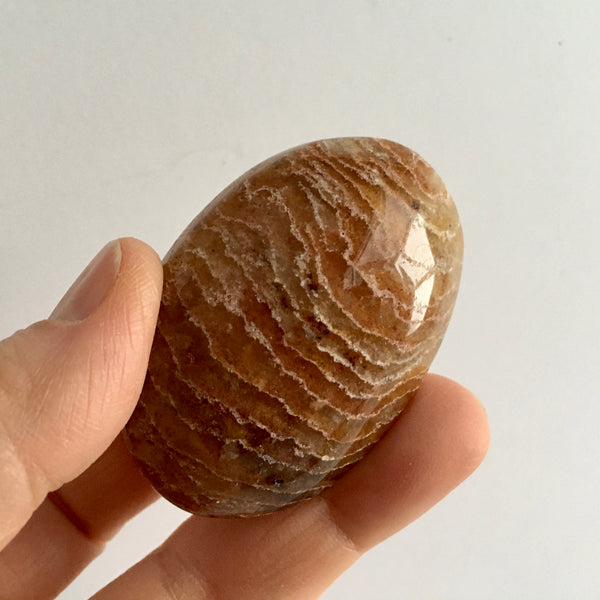 Thousand Layer Quartz Palm Stone - 14.99