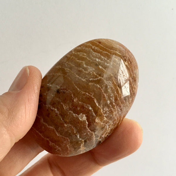 Thousand Layer Quartz Palm Stone - 14.99