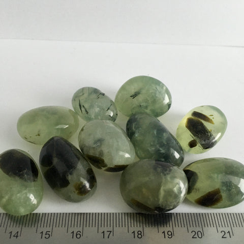 Prehnite with Epidote Tumbled Stones - 2.99