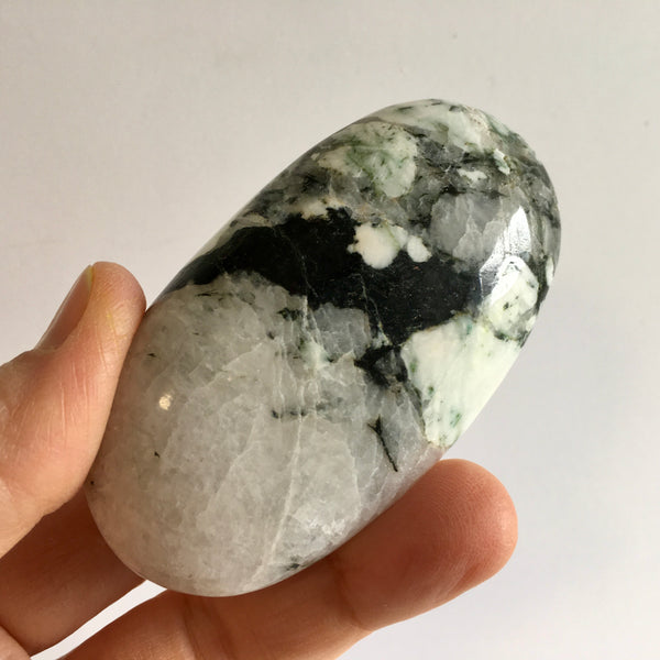 Albite + Black Tourmaline + Quartz Palm -23.99
