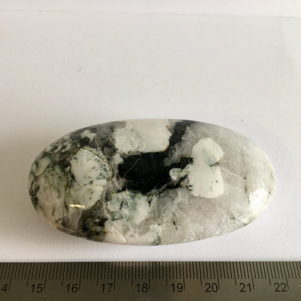 Albite + Black Tourmaline + Quartz Palm -23.99