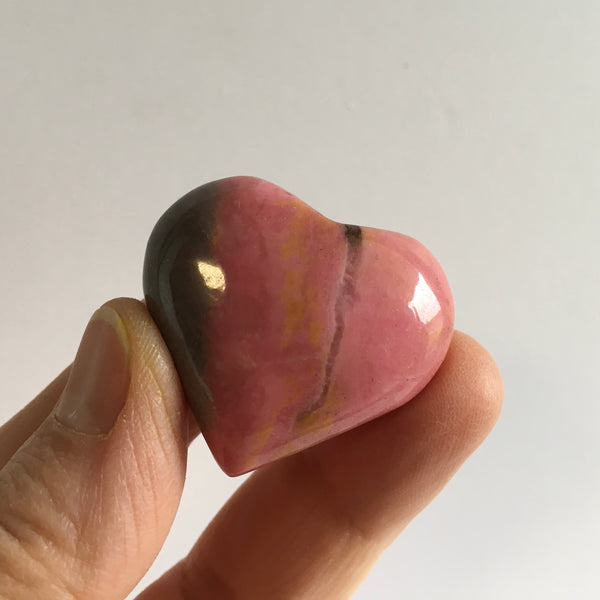 Rhodonite Heart - 12.99