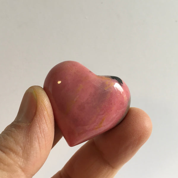 Rhodonite Heart - 12.99