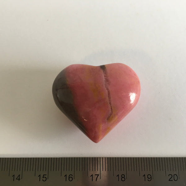 Rhodonite Heart - 12.99