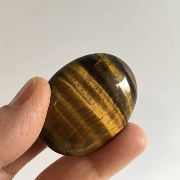 Tiger Eye Palm Stone - 16.99