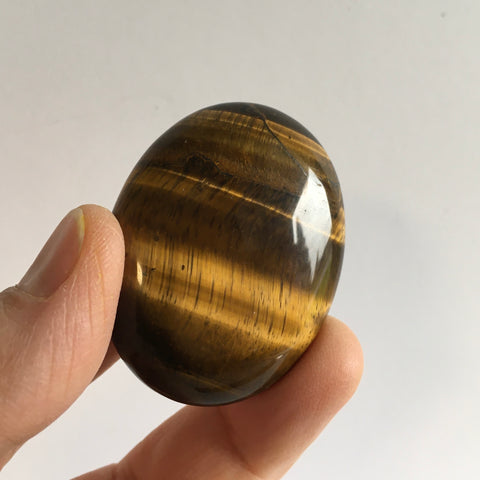 Tiger Eye Palm Stone - 16.99