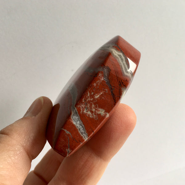 Red Flower Jasper Heart - 25.95