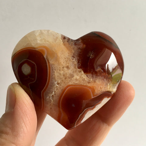 Carnelian Palm Heart - 24.99