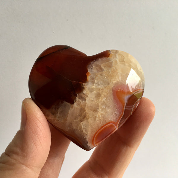 Carnelian Palm Heart - 24.99