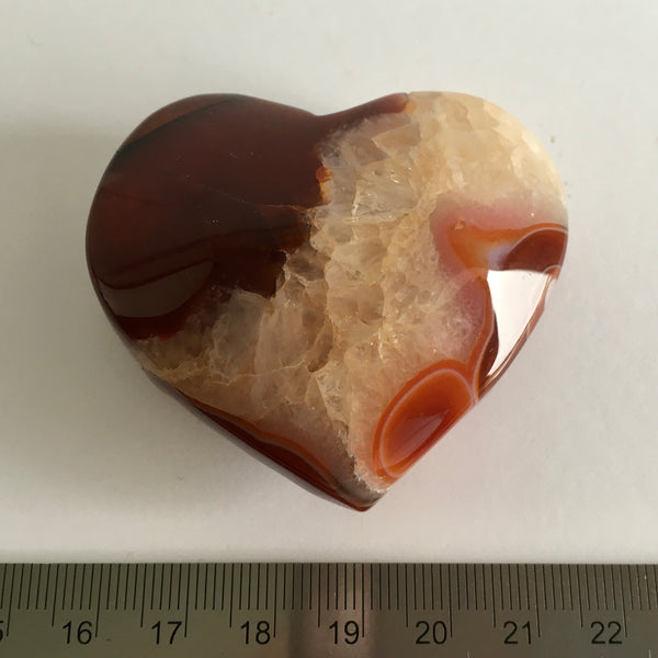 Carnelian Palm Heart - 24.99