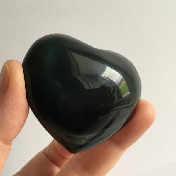 Rainbow Obsidian Heart - 24.99