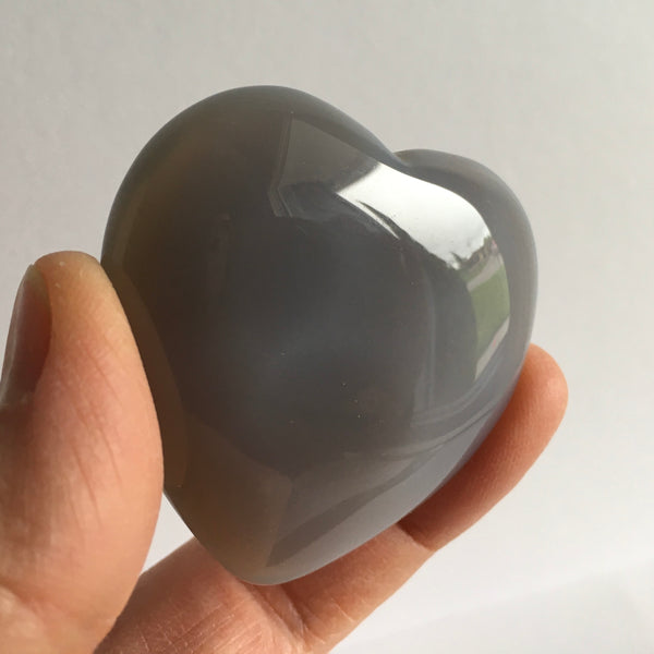 Agate Quartz Druzy Heart -24.95