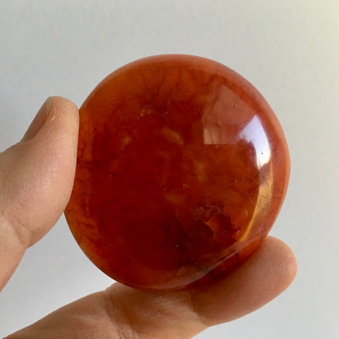 Carnelian Palm Stone - 17.99